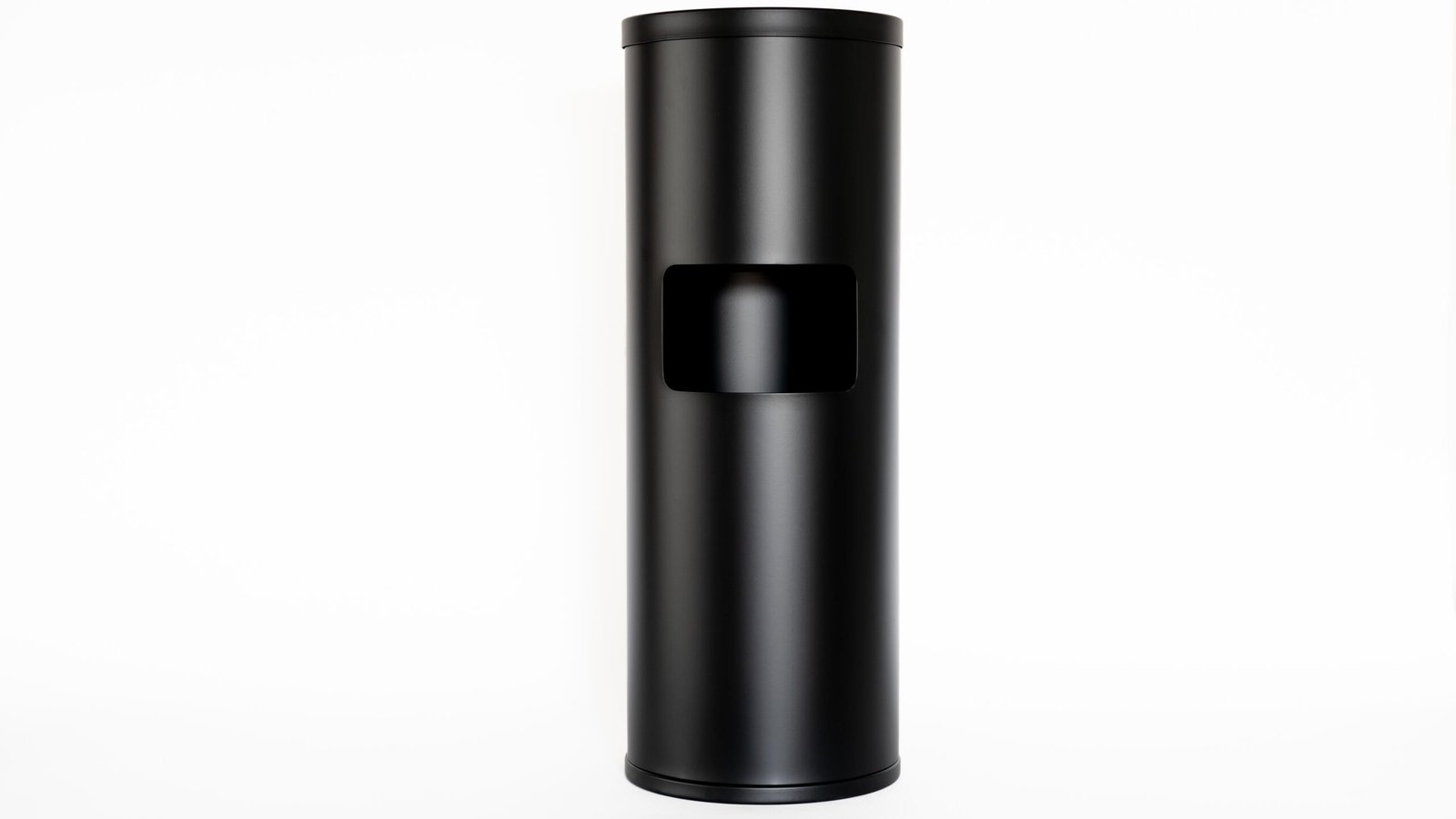 Matte Black Trash Can Dispenser